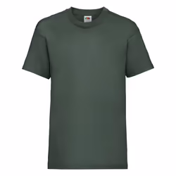 Fruit Of The Loom Childrens/Kids Unisex Valueweight Short Sleeve T-Shirt - 12-13, Bottle Green