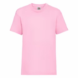 Fruit Of The Loom Childrens/Kids Unisex Valueweight Short Sleeve T-Shirt - 12-13, Light Pink