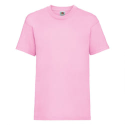 Fruit Of The Loom Childrens/Kids Unisex Valueweight Short Sleeve T-Shirt - 12-13, Light Pink