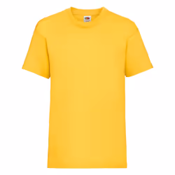 Fruit Of The Loom Childrens/Kids Unisex Valueweight Short Sleeve T-Shirt - 12-13, Sunflower