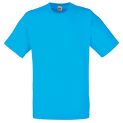 Fruit Of The Loom Mens Valueweight Short Sleeve T-Shirt - 2XL, Azure Blue