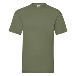 Fruit Of The Loom Mens Valueweight Short Sleeve T-Shirt - S, Classic Olive