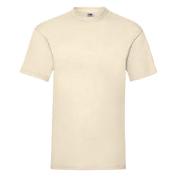 Fruit Of The Loom Mens Valueweight Short Sleeve T-Shirt - XL, Natural