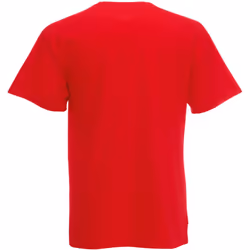 Fruit Of The Loom Mens Valueweight V-Neck, Short Sleeve T-Shirt - M, Red