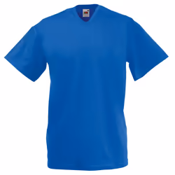 Fruit Of The Loom Mens Valueweight V-Neck, Short Sleeve T-Shirt - 2XL, Royal