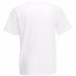 Fruit Of The Loom Mens Valueweight V-Neck, Short Sleeve T-Shirt - L, White