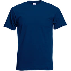Fruit Of The Loom Mens Screen Stars Original Full Cut Short Sleeve T-Shirt - M, Navy