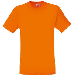 Fruit Of The Loom Mens Screen Stars Original Full Cut Short Sleeve T-Shirt - L, Orange