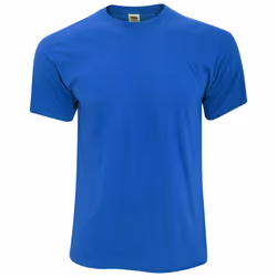 Fruit Of The Loom Mens Screen Stars Original Full Cut Short Sleeve T-Shirt - XL, Royal