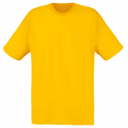 Fruit Of The Loom Mens Screen Stars Original Full Cut Short Sleeve T-Shirt - L, Sunflower
