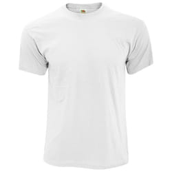 Fruit Of The Loom Mens Screen Stars Original Full Cut Short Sleeve T-Shirt - L, White