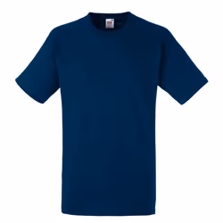 Fruit Of The Loom Mens Heavy Weight BelcoroÂ® Cotton Short Sleeve T-Shirt - 3XL, Navy
