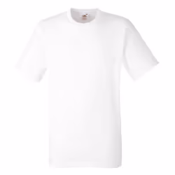 Fruit Of The Loom Mens Heavy Weight Belcoro® Cotton Short Sleeve T-Shirt - 3XL, White