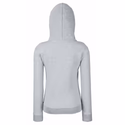 Fruit Of The Loom Ladies Lady Fit Hooded Sweatshirt / Hoodie - M, Heather Grey