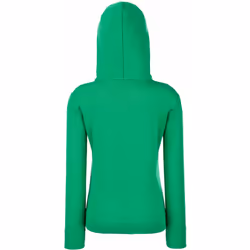 Fruit Of The Loom Ladies Lady Fit Hooded Sweatshirt / Hoodie - XS, Kelly Green