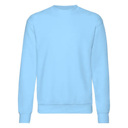 Fruit Of The Loom Mens Set-In BelcoroÂ® Yarn Sweatshirt - S, Sky Blue