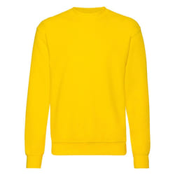 Fruit Of The Loom Mens Set-In BelcoroÂ® Yarn Sweatshirt - M, Sunflower