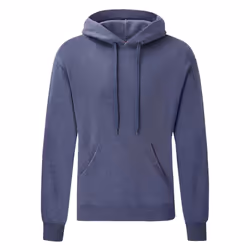 Fruit Of The Loom Mens Hooded Sweatshirt / Hoodie - XL, Black
