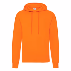 Fruit Of The Loom Mens Hooded Sweatshirt / Hoodie - XL, Burgundy