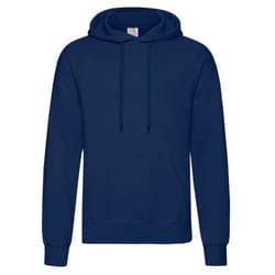 Fruit Of The Loom Mens Hooded Sweatshirt / Hoodie - S, Deep Navy