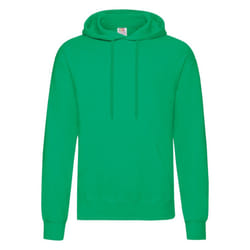Fruit Of The Loom Mens Hooded Sweatshirt / Hoodie - M, Kelly Green