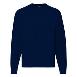 Fruit Of The Loom Mens Raglan Sleeve BelcoroÂ® Sweatshirt - 2XL, Deep Navy