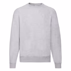 Fruit Of The Loom Mens Raglan Sleeve BelcoroÂ® Sweatshirt - 2XL, Heather Grey