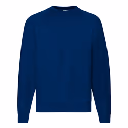 Fruit Of The Loom Mens Raglan Sleeve BelcoroÂ® Sweatshirt - L, Navy