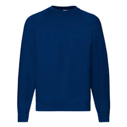 Fruit Of The Loom Mens Raglan Sleeve BelcoroÂ® Sweatshirt - L, Navy
