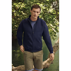 Fruit Of The Loom Mens Full Zip Sweat Jacket - S, Deep Navy