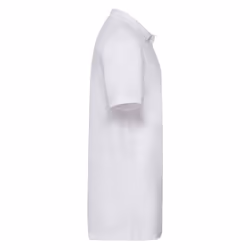 Fruit Of The Loom Mens 65/35 Heavyweight Pique Short Sleeve Polo Shirt - L, White