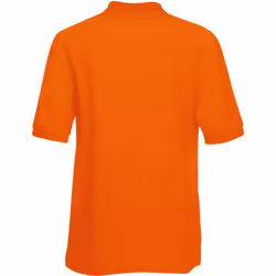 Fruit Of The Loom Mens 65/35 Pique Short Sleeve Polo Shirt - L, Orange