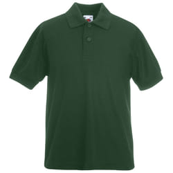 Fruit Of The Loom Childrens/Kids Unisex 65/35 Pique Polo Shirt - 12-13, Bottle Green