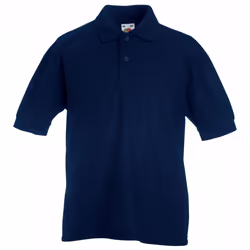 Fruit Of The Loom Childrens/Kids Unisex 65/35 Pique Polo Shirt - 12-13, Deep Navy
