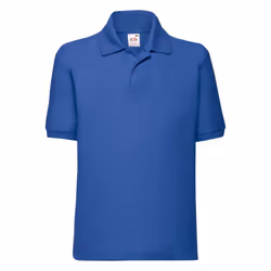 Fruit Of The Loom Childrens/Kids Unisex 65/35 Pique Polo Shirt - 12-13, Royal
