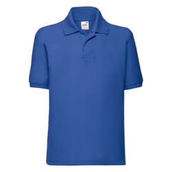 Fruit Of The Loom Childrens/Kids Unisex 65/35 Pique Polo Shirt - 12-13, Royal