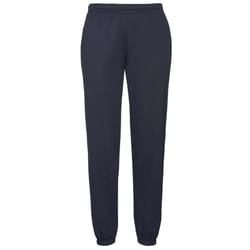 Fruit Of The Loom Mens Elasticated Cuff Jog Pants / Jogging Bottoms - S, Deep Navy