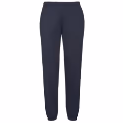 Fruit Of The Loom Mens Elasticated Cuff Jog Pants / Jogging Bottoms - 2XL, Deep Navy