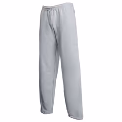 Fruit Of The Loom Mens Open Hem Jog Pants / Jogging Bottoms - 2XL, Heather Grey