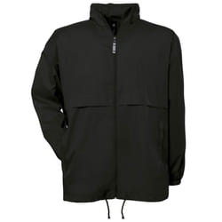 B&C Mens Air Lightweight Windproof, Showerproof & Water Repellent Jacket - S, Black