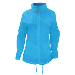 B&C Womens/Ladies Sirocco Lightweight Windproof, Showerproof & Water Repellent Jacket - XS, Atoll
