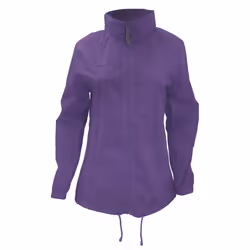 B&C Womens/Ladies Sirocco Lightweight Windproof, Showerproof & Water Repellent Jacket - 2XL, Purple