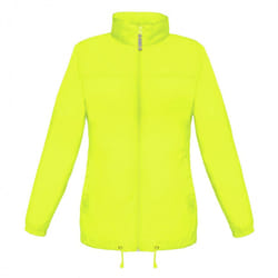 B&C Womens/Ladies Sirocco Lightweight Windproof, Showerproof & Water Repellent Jacket - XS, Ultra Yellow
