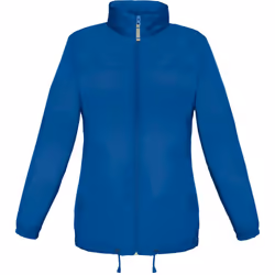 B&C Womens/Ladies Sirocco Lightweight Windproof, Showerproof & Water Repellent Jacket - XS, Royal Blue