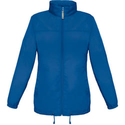 B&C Womens/Ladies Sirocco Lightweight Windproof, Showerproof & Water Repellent Jacket - XS, Royal Blue