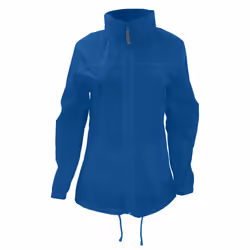 B&C Womens/Ladies Sirocco Lightweight Windproof, Showerproof & Water Repellent Jacket - XS, Royal Blue