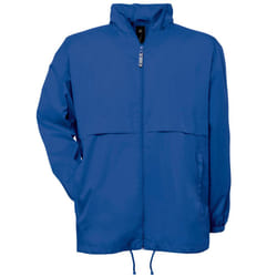 B&C Mens Air Lightweight Windproof, Showerproof & Water Repellent Jacket - S, Royal Blue