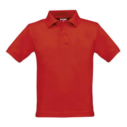 B&C Kids/Childrens Unisex Safran Polo Shirt - 5-6, Red