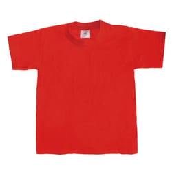 B&C Kids/Childrens Exact 190 Short Sleeved T-Shirt - 3-4, Red