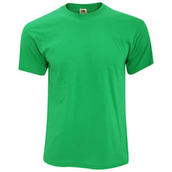 Fruit Of The Loom Mens Screen Stars Original Full Cut Short Sleeve T-Shirt - XL, Kelly Green